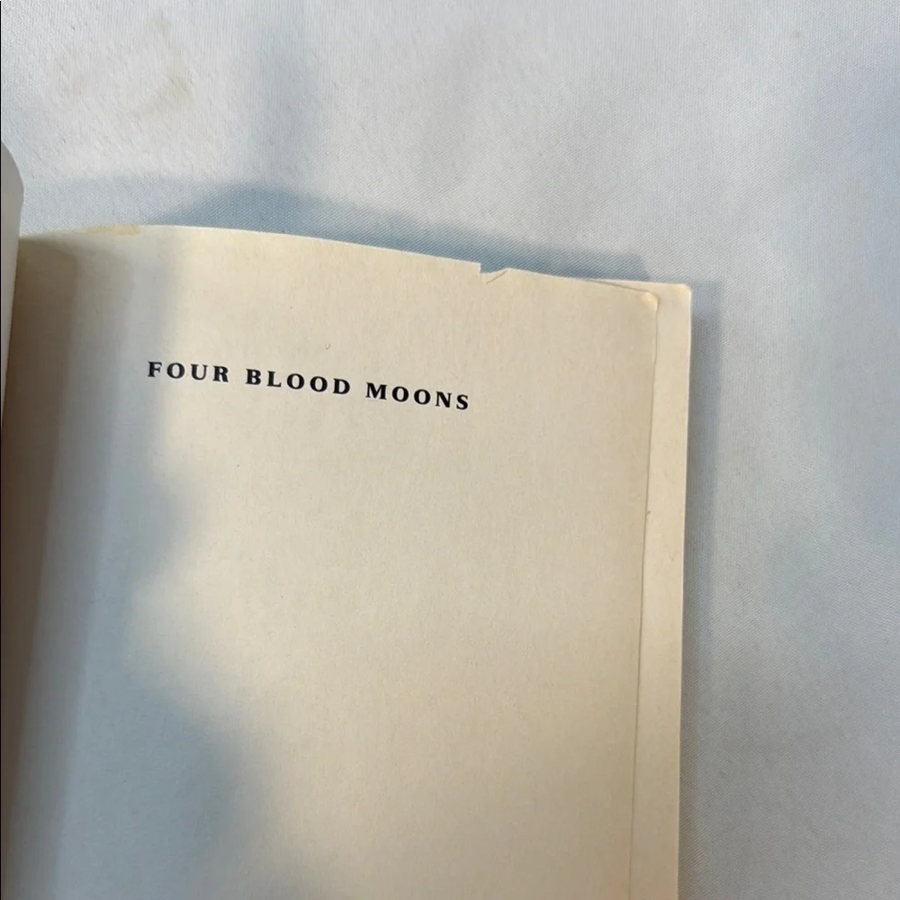 Four Blood Moons book by John Hagee, Religious Prophecy, Biblical Studies, used